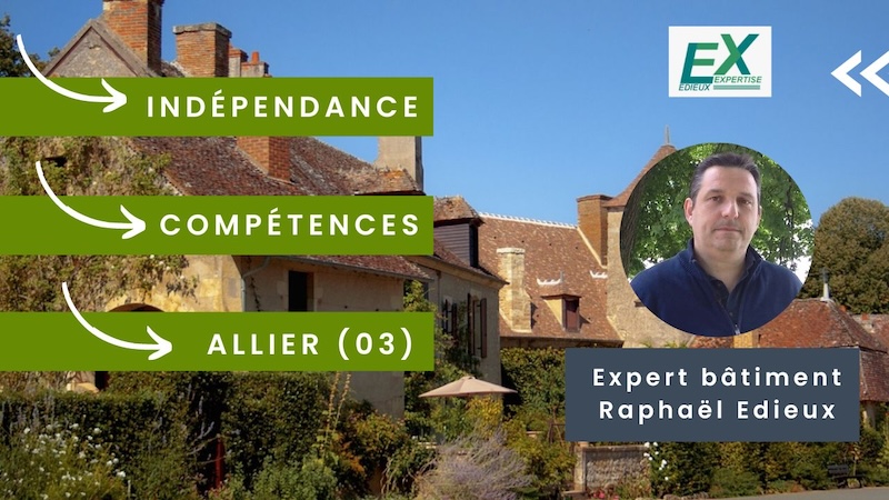Expert bâtiment Edieux Expertise Allier